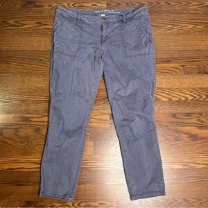 GAP Skinny Utility Khaki Pants in Blue/Grey Wash size 14
